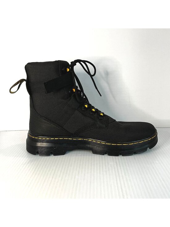 Dr.Martens COMBS TECH II Mens 10 Womens 11 Combat Boots Black Yellow 27800001 main image 7